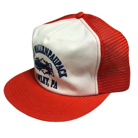 Vintage Lake Wallenpaupack Trucker Hat 1980s - Picture 1 of 5